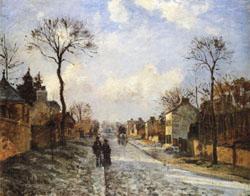 Camille Pissarro The Road to Louveciennes oil painting picture